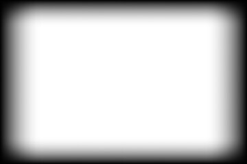 Realistic black gradient shadow overlay vignette border edge frame transparent isolated photo effect retro vintage analog cinematic film template background rectangle square design