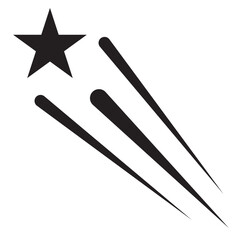 Collection of hand drawn shooting stars and meteors in various styles