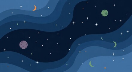 Fototapeta premium night sky with stars