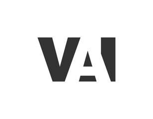 VAI logo design. Initial letter V A I bold font style for tech startups, consulting, corporate branding. Creative company name, headlines typography identity, trendy logotype.