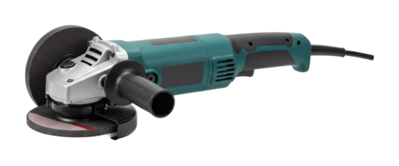 Power tool operation angle grinder use in industrial settings safety tips and best practices. Cut out png