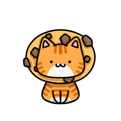 [Dessert Edition] Chocolate chip cookie - Ginger cat
