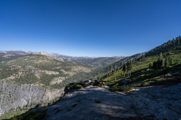  Washburn Point, Glacier Point Rd, Yosemite National Park, Mariposa County, California. Sierra Nevada. Illilouette Creek Basin