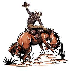 Western Cowboy Cowgirl #12