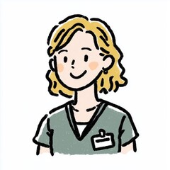 Obraz premium 女性医療スタッフ