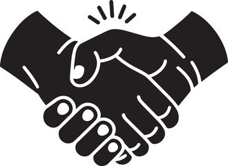 Handshake Vector Illustration: Symbol of Agreement, Partnership, and Collaboration