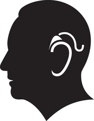 Hearing Aid Vector Illustration: Symbol of Hearing Assistance and Accessibility