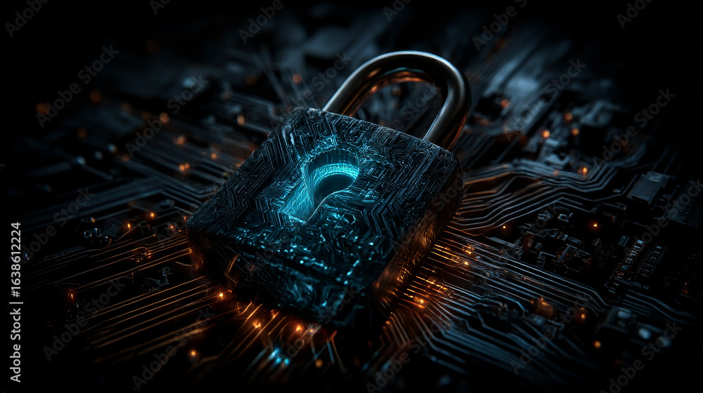 Poster data protection concept. datum information privacy.protecting herself from cyber attacks and persona