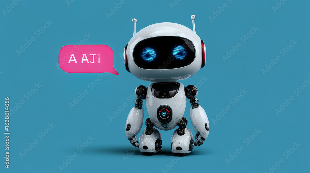 Poster online support chatbot conversation.virtual assistant, artificial intelligence bot and crm software 