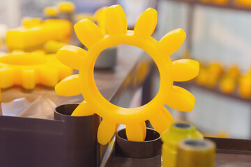 Products from polyurethane on the exhibition stand