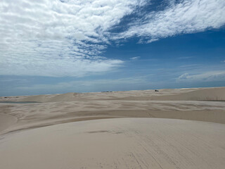 Brazil, Barreirinhas- 2023, May: sand dunes in lençóis maranhenses