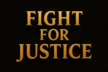 Fototapeta premium Fight for Justice