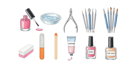 Nail art up set