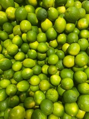 fresh green limes