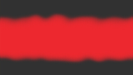 Naklejka premium Abstract red and black banner background with a modern halftone pattern. Stylized wavy stripes with a digital gradient effect resembling the Austrian flag design.