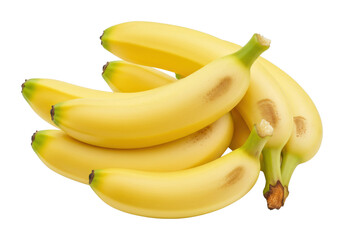 Fresh bananas on a food natural light for culinary inspiration. Cut out png