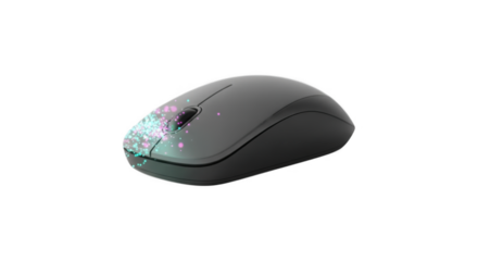 Visualizing Computer Mouse Interaction Patterns Showing Cursor Movement and Click Activity