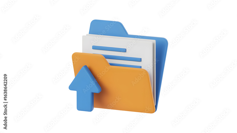 Poster upload files easily with this folder, perfect for data, docs, and media