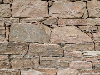 Rustic stone wall