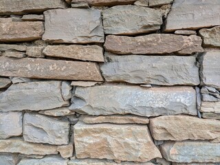 Stone wall texture with natural details and rustic colors