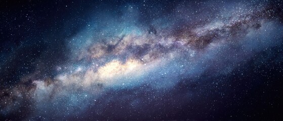 Vast expanse of the Milky Way galaxy
