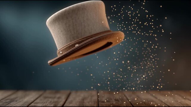 A Magical Moment: Floating Hat and Sparkling Powder

