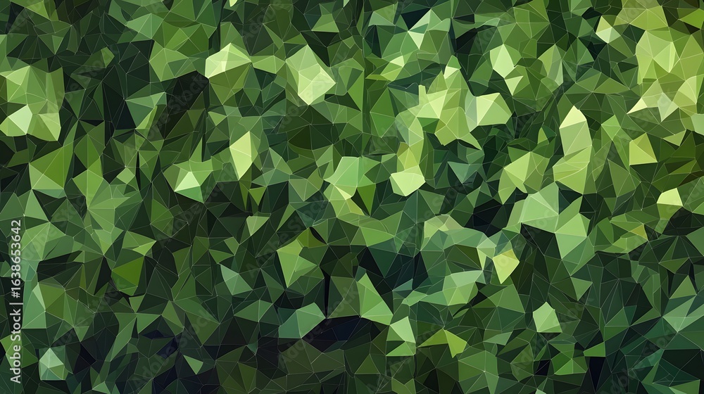 Canvas Prints abstract polygonal green backdrop for creative projects and designs