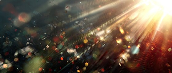 Obraz premium Abstract light display