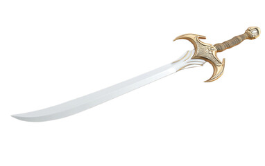 Obraz premium 3d sword on white background,png