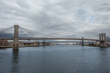 Brooklyn Bridge East River Architectural Beauty Urban Landscapes