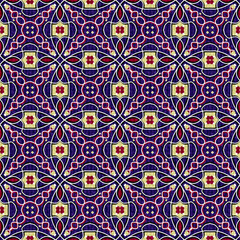 seamless dark purple floral pattern