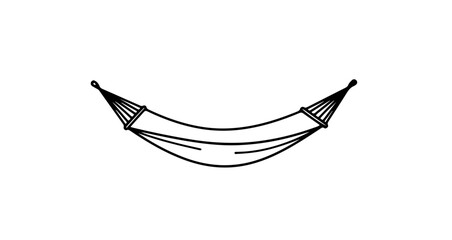 Object buy comfortable outdoor hammock for relaxation and leisure hanging hammock for backyard camping and travel use vector