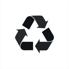 Recycle icon representing sustainability and eco-friendly practices, suitable for environmental projects, waste management, and green lifestyle campaigns