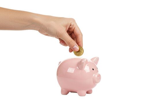 Saving money tips how to use a piggy bank effectively in your home personal finance indoor budgeting. Cut out png