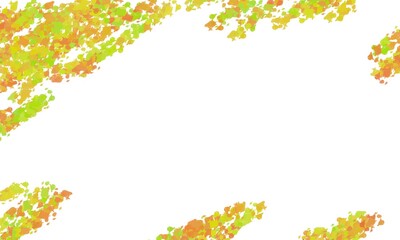 Abstract color background with flower and leaf