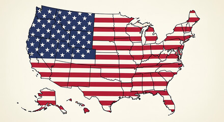 US map, USA map, United States map, USA map with state names, US states labeled, USA political map, American states map, USA state boundaries, US geography map, USA labeled map, US map illustration, 