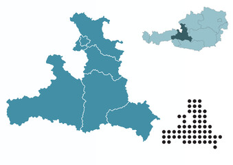 Set maps of Salzburg state
