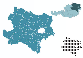 Set maps of Lower Austria state