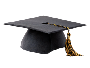 Graduation Hat Symbolizes Achievement And Ambition