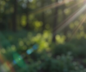 Bokeh background nature summer light blue 