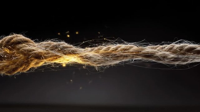 Breaking Point: A Rope Under Tension
