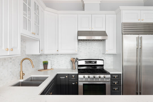 Grey Kitchen White Cabinets: Transform Your Space