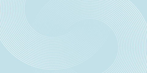 Fototapeta premium Modern abstract background. Glossy white gradient circle lines. Minimal geometric pattern. Simple graphic elements. Futuristic concept. Suitable for cover, poster, banner, brochure, eps10.