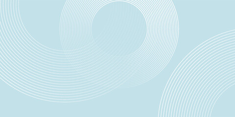 Fototapeta premium Modern abstract background. Glossy white gradient circle lines. Minimal geometric pattern. Simple graphic elements. Futuristic concept. Suitable for cover, poster, banner, brochure, eps10.