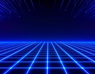 Neon line futuristic design