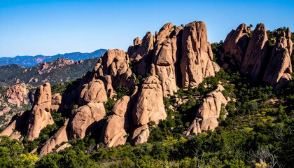 Fototapeta premium Rocky landscape, scenic view