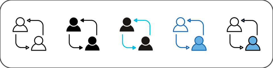 Churn Icon Pack Multistyle Illustration