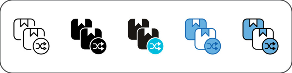 Cross Selling Icon Pack Multistyle Illustration