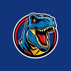 T-Rex vector illustration as a logo