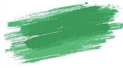 Abstract green paint stroke (1)